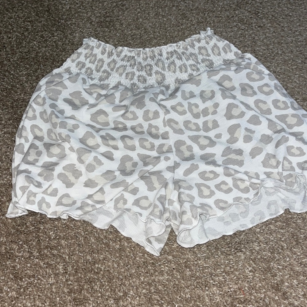Cheeta print shorts